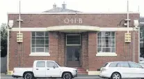  ?? PHOTO: GERARD O’BRIEN ?? Saving face . . . The facade of the Waterfront Industry Commission building in Port Chalmers, which could be saved from the wrecking ball.