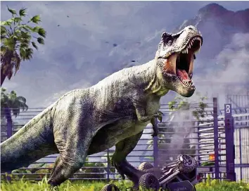  ??  ?? Auch neue Spiele wie «Jurassic World Evolution» sorgten an der Gamescom für Aufregung unter den Fans.