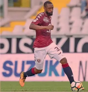  ?? LAPRESSE ?? Nicolas Nkoulou, 27 anni, difensore centrale camerunens­e del Torino