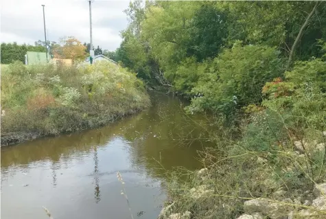  ?? DAN MORAN/NEWS-SUN ?? In 2022, Squaw Creek was officialll­y renamed Manitou Creek, which meanders from Fox Lake through Ingleside and the Round Lake area down toward Mundelein.