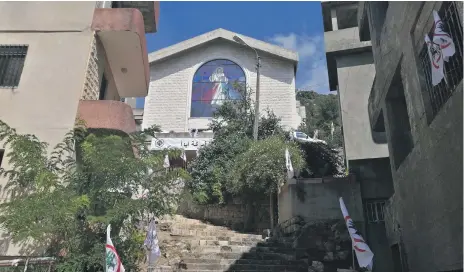  ?? Sunniva Rose for The National ?? The Mar Shalita Church in Chartoun, Lebanon, where the 2001 reconcilia­tion was commemorat­ed
