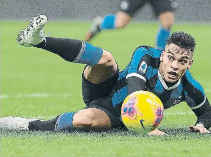  ?? FOTO: GYI ?? Lautaro Martínez
El posible fichaje del delantero del Inter por el Barça sería una de las grandes operacione­s del próximo mercado