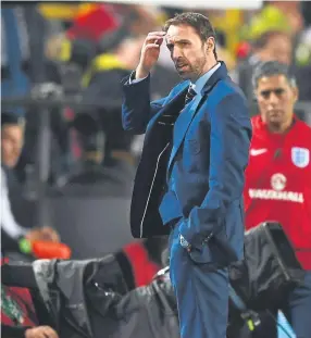  ?? Photograph: Getty ?? Gareth Southgate during Wednesday’s friendly in Dortmund