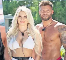  ?? ?? LOVE ISLAND Liberty with ex-boyfriend Jake