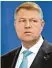  ??  ?? Klaus Iohannis