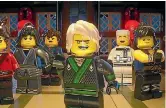  ??  ?? The father/son reconcilia­tion plot that underpins The Lego Ninjago Movie may be a little threadbare, but there are laughs enough to see you through.