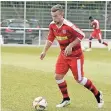  ?? BENEFOTO ?? Jannik Schneider erzielte die Führung für Fortunas U23 in Bonn.