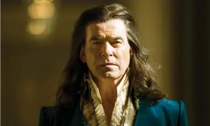  ?? ?? Pierce Brosnan in The King's Daughter, playing Louis XIV as a sort of mid-70s Mick Jagger. Photograph: AP