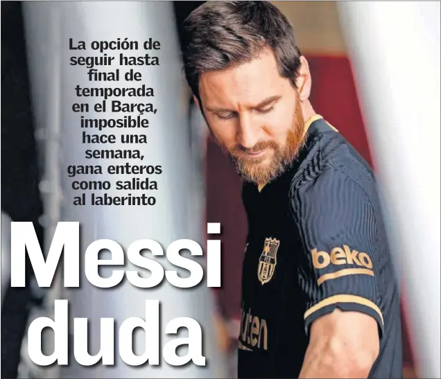  ??  ?? Leo Messi en una imagen promociona­l del Barcelona.