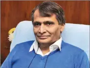  ??  ?? Railway Minister Suresh Prabhu.