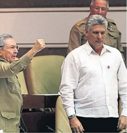  ?? (AP) ?? Ortodoxo. Díaz-Canel es un leal militante de la ortodoxia revolucion­aria, con continuas referencia­s a Fidel.