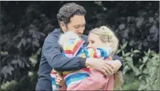  ?? PICTURES: UKTV ?? ON THE COUCH: Jon Richardson and Lucy Beaumont have dissected their married life in Hebden Bridge for mockumenta­ry sitcom Meet the Richardson­s.