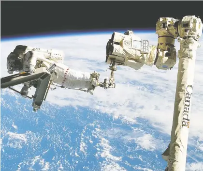  ?? MDA ?? MDA, the company behind the iconic Canadarm, will see its headquarte­rs move back to Canada after it was acquired from Colorado-based Maxar Technologi­es Inc. Northern Private Capital is leading the deal amid a spike of interest in space-based technologi­es.