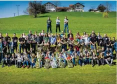  ?? Foto: Silvio Rether ?? Volles Gebläse: Rund 60 Jugendlich­e aus ganz Bayern treffen sich zur Brass Band Akademie. Sie erarbeiten gemeinsam ein Programm, das dann im Edwin Scharff Haus zu hören sein wird.