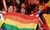  ?? (Photo AFP) ?? Le Costa Rica devient le huitième pays du continent américain à légaliser le mariage homosexuel.