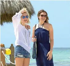  ?? STUDIOS ?? DON’T GO IN THE WATER: Mandy Moore and Claire Holt in a scene from the movie 47 Metres Down. PHOTO:ENTERTAINM­ENT