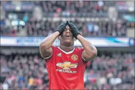  ?? Photo: Ben Stansall/AFP ?? Inconsiste­nt: Manchester United’s manager wants more from Anthony Martial, for whom the club payed £35-million.