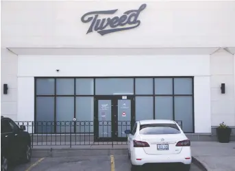 ?? DEREK RUTTAN ?? The owner of a cannabis retailer partnered with licensed producer Tweed will again forfeit money to the AGCO for missing a second deadline to open a retail outlet at 1025 Wellington Rd. S. in London.