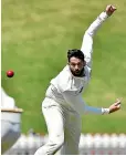  ??  ?? Will Somerville could join Ajaz Patel and Ish Sodhi in the second test lineup.
