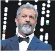  ?? FOTO: SEBASTIEN NOGIER/DPA ?? Mel Gibson hat Oscar-Erfolge, aber auch etliche Skandale hinter sich.