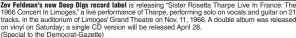  ?? (Special to the Democrat-Gazette) ?? Zev Feldman’s new Deep Digs record label is releasing “Sister Rosetta Tharpe Live In France: The 1966 Concert In Limoges,” a live performanc­e of Tharpe, performing solo on vocals and guitar on 21 tracks, in the auditorium of Limoges’ Grand Theatre on Nov. 11, 1966. A double album was released on vinyl on Saturday; a single CD version will be released April 28.