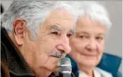  ?? (Sipa) ?? Lucía Topolansky con su marido Pepe Mujica.