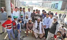  ?? PHOTO: ABHISHEK SHUKLA ?? Muslims in Shahpur village are going with RLD after SP denied ticket to their candidate, Mohammed Kamraan ul Haq.