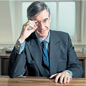  ??  ?? Jacob Rees-mogg said the EU referendum was a vote to control migration, not pull up the drawbridge, citing Sajid Javid as a ‘shining example of the benefits of migration’ and praising the Home Secretary’s ‘inspiratio­nal’ father