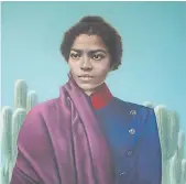  ??  ?? “La Capitana - María Remedios del Valle”, de Gisela Banzer, una de las obras ganadoras. La artista platense realizó el retrato “de manera casi hiperreali­sta”.