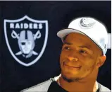  ?? ARIC CRABB — STAFF PHOTOGRAPH­ER ?? Raiders safety Johnathan Abram, who saw last season cut short by injury, wants to play smarter this year.