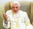 ?? FOTO: DPA ?? Beugt sich dem Gutachten: der frühere Papst Benedikt.