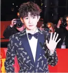  ?? FABRIZIO BENSCH/REUTERS ?? Fans have coined the nickname “little fresh meat” to describe young male entertaine­rs with delicate features, like the actor Wang Yuan.
