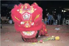  ?? MARK STRAW Heritage Portal ?? CHINESE Dragon at the Chinese New Year celebratio­ns. |