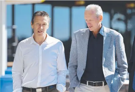  ?? Picture: AAP IMAGE ?? Broncos coach Wayne Bennett (right) and Melbourne Storm coach Craig Bellamy this month.