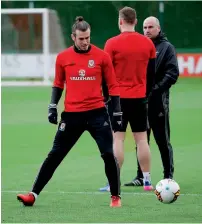  ?? Reuters ?? Gareth Bale during a training session. —