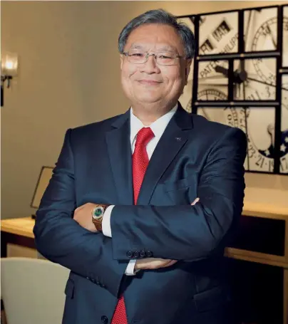  ??  ?? ONLY PATEK PHILIPPE FOR HIM Datuk Jerry Chan knows the brand inside and out and we were told he could even give the best watch salesman in Patek Philippe a run for his money