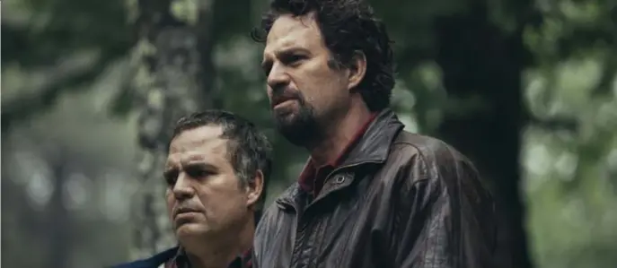  ?? © hbo ?? Mark Ruffalo (links) als Thomas Birdsey, en (rechts) als Dominick Birdsey. Laat de Emmy’s maar komen.