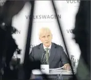  ?? Rainer Jensen
EPA ?? MATTHIAS MUELLER, the head of Volkswagen’s Porsche unit, was named the parent company’s CEO amid VW’s growing emissions-rigging scandal.