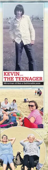  ??  ?? Mirrorman strikes a fashionabl­e pose KEVIN... THE TEENAGER
