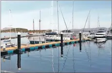  ??  ?? Oban's North Pier pontoons will be the arrival point for broadcaste­rs Michael Buerk and John Sergeant.