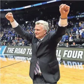  ?? GETTY IMAGES ?? Head coach Bruce Weber led Kansas State to the Elite Eight in last season's NCAA Tournament.