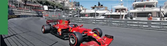  ?? | GONZALO FUENTES Reuters ?? FERRARI’S Charles Leclerc in action during practice.
MORGAN BOLTON morgan.bolton@inl.co.za