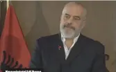  ??  ?? Kryeminist­ri Edi Rama