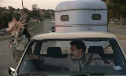  ??  ?? Driving them crazy ... Borat Subsequent Moviefilm. Photograph: Amazon Studios