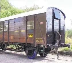  ??  ?? The Cavell Van, which carried the Unknown Warrior