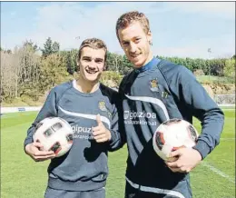  ?? FOTO:MD ?? Griezmann, con Zurutuza, uno de los pocos jugadores que quedan de su época