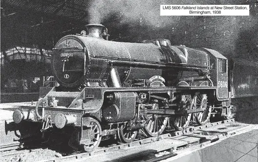  ?? ?? LMS 5606 Falkland Islands at New Street Station, Birmingham, 1938