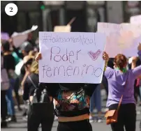  ?? J. SÁNCHEZ ?? 2 2
Con banderas y consignas enriquecie­ron una vez más al movimiento.