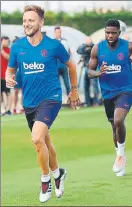  ?? FOTO: TWITTER ?? Rakitic y Umtiti, señalados