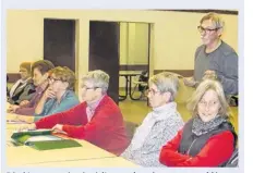  ??  ?? Rémi Lemeur, trésorier à l’oeuvre lors de cette assemblée générale